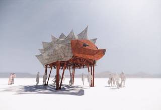 На Burning Man 2023 Украина презентует «Храм ежа»